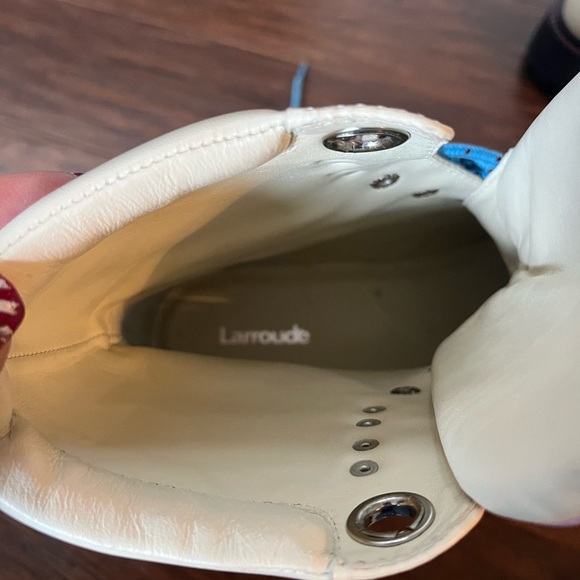 Larroude Winter white Leather boots-NWOT Size 9.5 - Picture 7 of 13